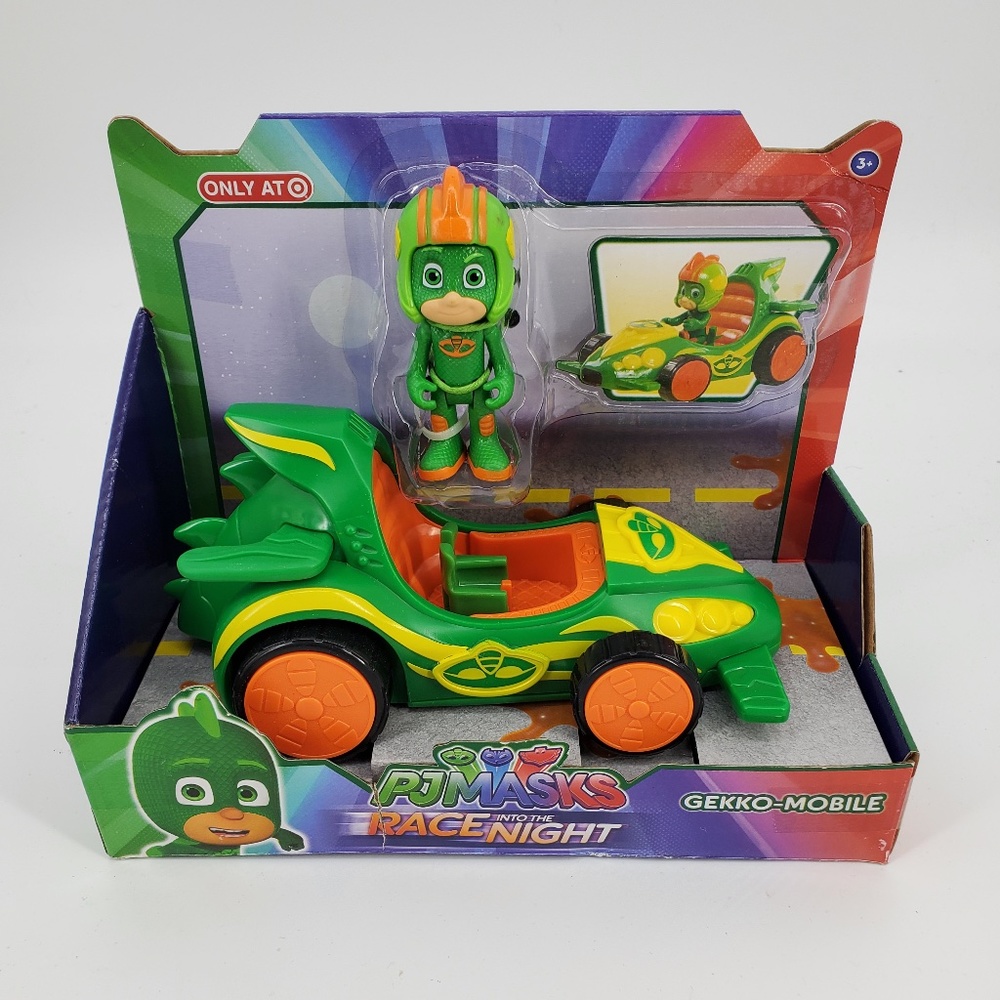 PJ Masks Race Into The Night Gekko-Mobile PLAYSET Toy NEW